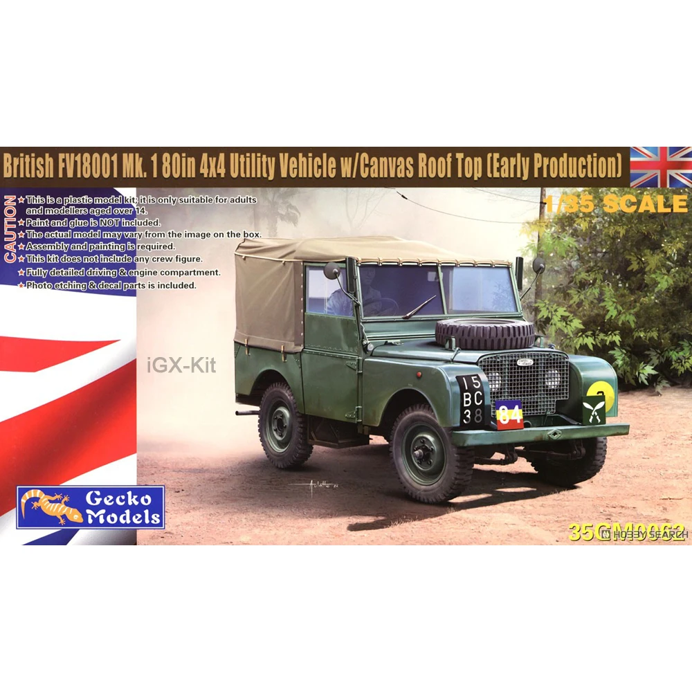 Gecko 35GM0062 1/35 британский FV18001 Mk I 80 дюймов 4x4 внедорожник с холщовой крышей хобби ремесленная игрушка в сборе комплект модели
Gecko 35GM0062 1/35 британский FV18001 Mk I 80 дюймов 4x4 внедорожник с холщовой крышей хобби ремесленная игрушка в сборе комплект модели