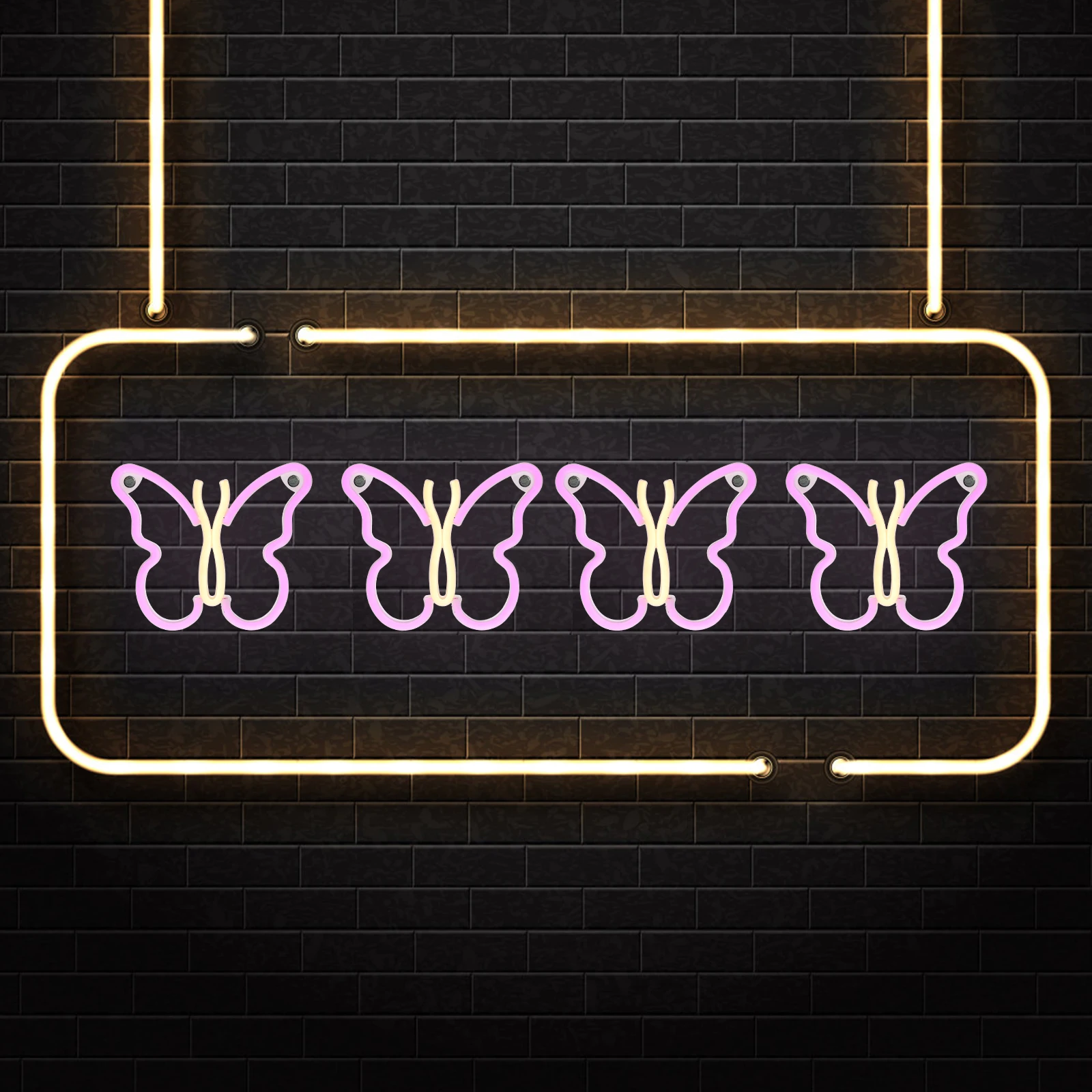Creative Butterflies Neon Sign Led Lights Decorative Wall Lamp For Bedroom Bar Party 3D Light Home Decor
Creative Butterflies Neon Sign Led Lights Decorative Wall Lamp For Bedroom Bar Party 3D Light Home Decor