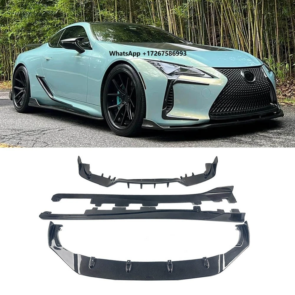 True Carbon Fiber Body Kit Fits Lc500 Lc500h Front Lip Side Skirt Rear Diffuser
True Carbon Fiber Body Kit Fits Lc500 Lc500h Front Lip Side Skirt Rear Diffuser