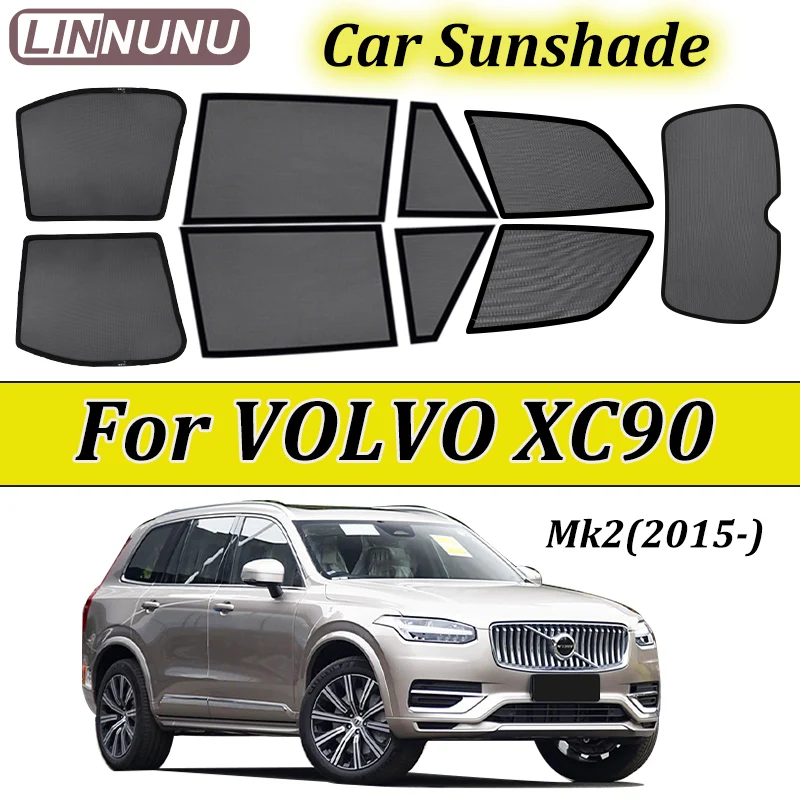 LINNUNU Magenetic Car Sunshade For VOLVO XC90 Mk2 2015-2026 Window Mesh Curtain UV Protection Privacy Shield Interior Accessorie
LINNUNU Magenetic Car Sunshade For VOLVO XC90 Mk2 2015-2026 Window Mesh Curtain UV Protection Privacy Shield Interior Accessorie