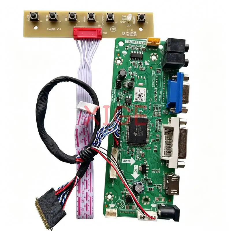 Controller Board Fit LP156WH4 LP156WH2 LP156WH3 LP156WH8 1366*768 VGA DVI HDMI Laptop Monitor Panel LVDS 40-Pin 1366x768 Kit DIY
Controller Board Fit LP156WH4 LP156WH2 LP156WH3 LP156WH8 1366*768 VGA DVI HDMI Laptop Monitor Panel LVDS 40-Pin 1366x768 Kit DIY