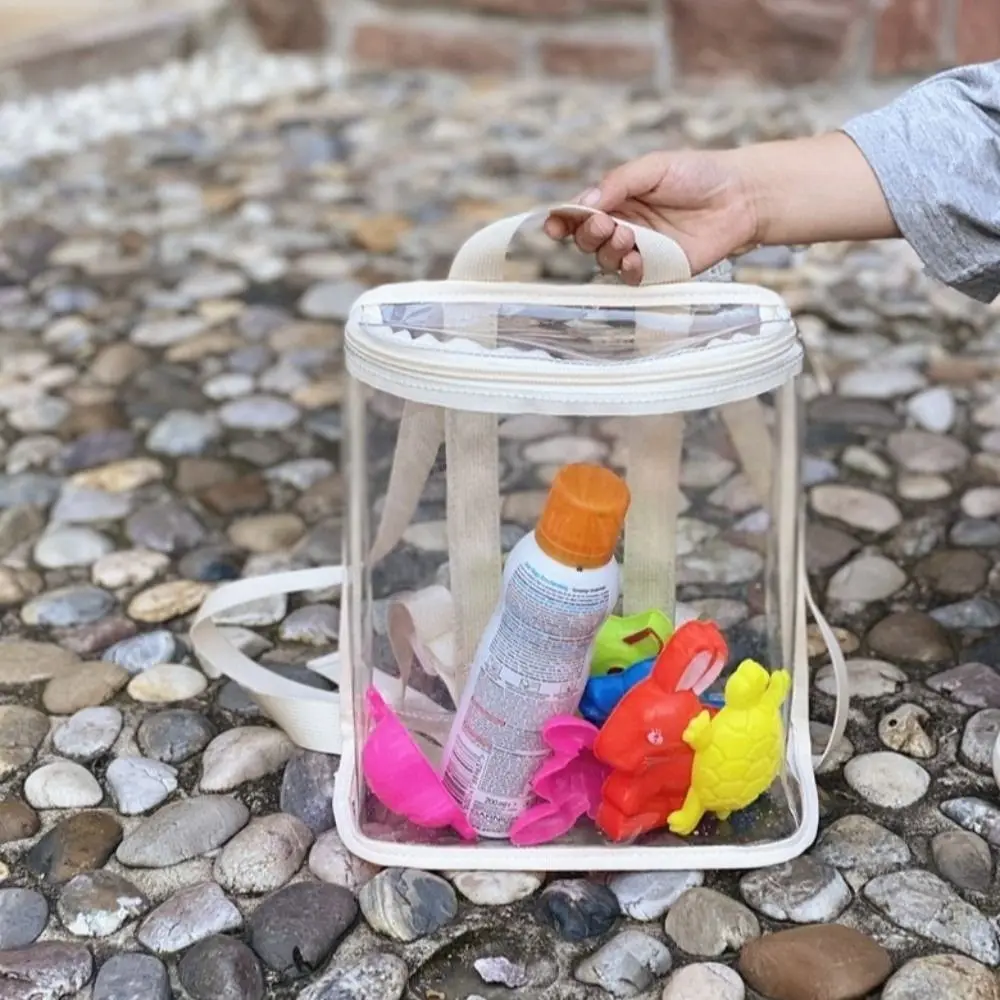 PVC Organizer Clear Backpack Visible Zipper Swimming Storage Bags Ins Style Large Capacity Beach Waterproof Backpack School
PVC Organizer Clear Backpack Visible Zipper Swimming Storage Bags Ins Style Large Capacity Beach Waterproof Backpack School