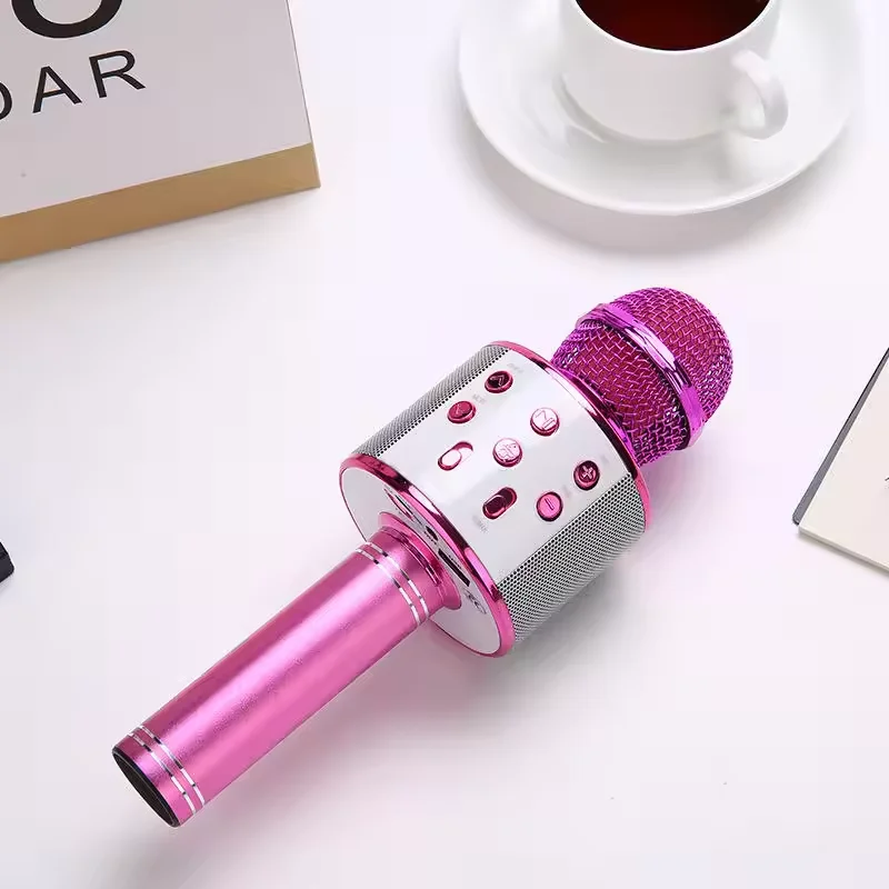 Wireless Bluetooth Karaoke Microphone Portable Handheld Mic Speaker with LED Light, Echo Effect & FM Radio, Perfect Party Gift
Wireless Bluetooth Karaoke Microphone Portable Handheld Mic Speaker with LED Light, Echo Effect & FM Radio, Perfect Party Gift