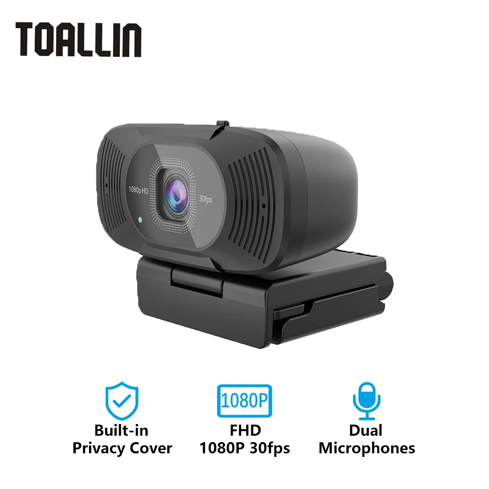 TOALLIN auto focus Webcam 1080P mini PC Camera for Home Office & Live Streaming & Video Call with Privacy Cover No Distortion
TOALLIN auto focus Webcam 1080P mini PC Camera for Home Office & Live Streaming & Video Call with Privacy Cover No Distortion