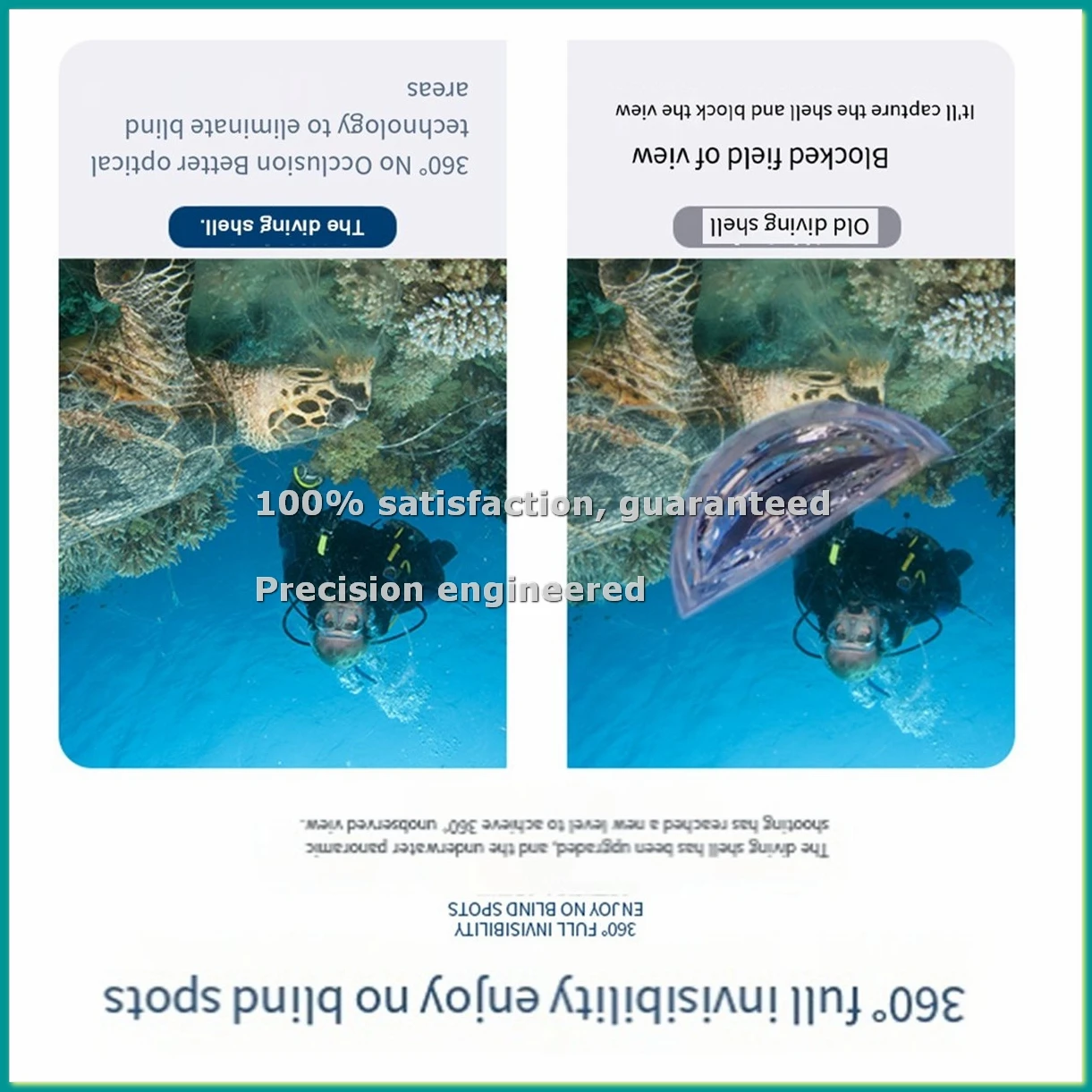 Action Camera Waterproof Case for Insta360X4 Full Stealth Dive Case 360 Degree 50m Waterproof Case Protective Case-BCBW
Action Camera Waterproof Case for Insta360X4 Full Stealth Dive Case 360 Degree 50m Waterproof Case Protective Case-BCBW