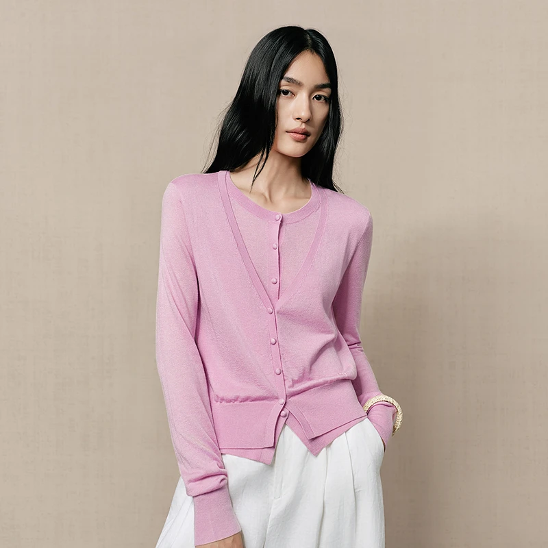 Slim Fit Long Sve Knitted Jaet Women's Summer New Sle Vintage Living in Left Polyester Acrylic Nylon Wool Silk Cardigan
Slim Fit Long Sve Knitted Jaet Women's Summer New Sle Vintage Living in Left Polyester Acrylic Nylon Wool Silk Cardigan