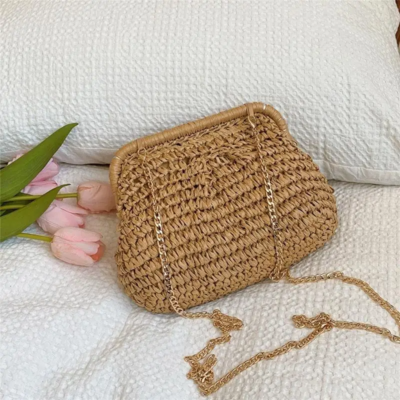 340D Straw Woven Shoulder Bags Trendy Beach Bags for Women Large Capacity Casual Bag
340D Straw Woven Shoulder Bags Trendy Beach Bags for Women Large Capacity Casual Bag