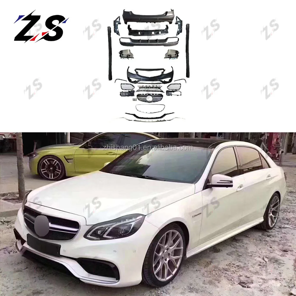 ZS Body Kit For Mercedes bz 2010-2015 E class W212 upgrade to E63 Front Rear bumper grill wide Modification Car Accessories
ZS Body Kit For Mercedes bz 2010-2015 E class W212 upgrade to E63 Front Rear bumper grill wide Modification Car Accessories