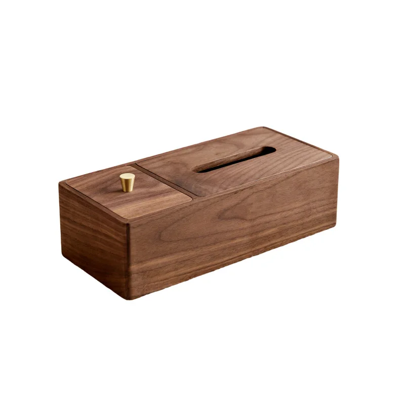 Black walnut dental floss cotton swab storage integrated wooden paper tissue box living room high-end multi-functional storage
Black walnut dental floss cotton swab storage integrated wooden paper tissue box living room high-end multi-functional storage
