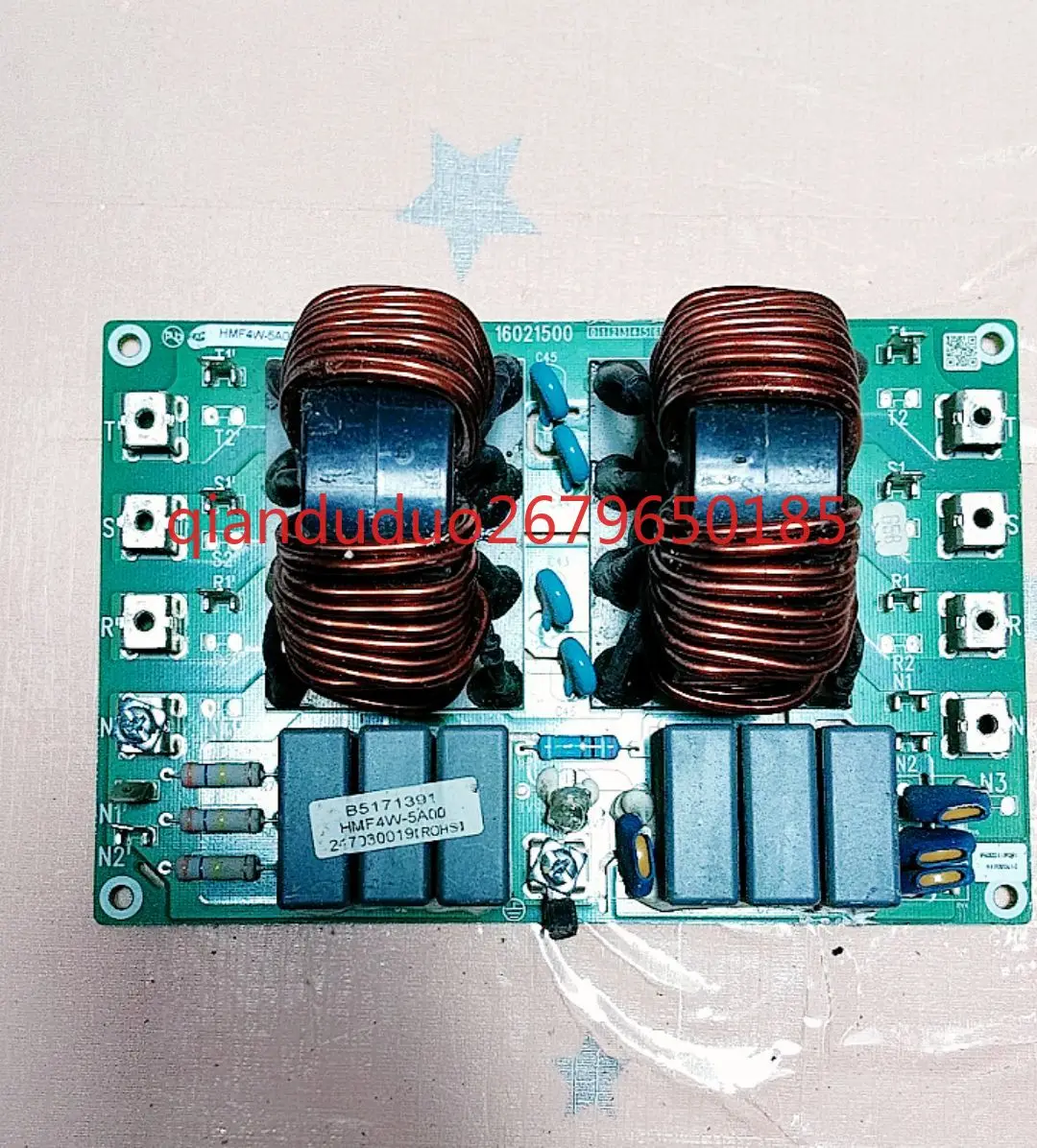 Applicable to Oaks central air conditioning main board 16021500HMF4W-7A00 B5171391 multi-line filter board
Applicable to Oaks central air conditioning main board 16021500HMF4W-7A00 B5171391 multi-line filter board