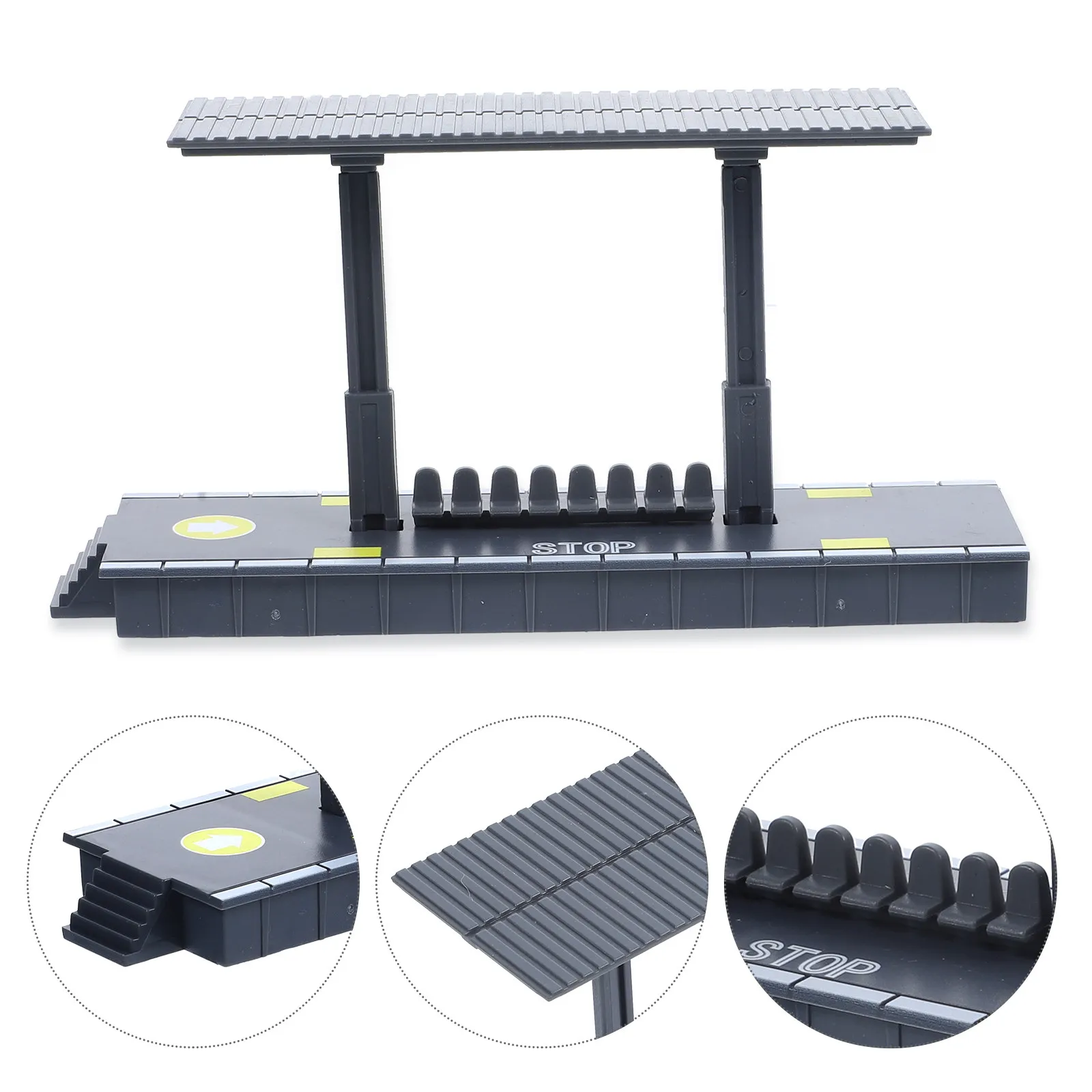2Pcs Railway Station Platform Simulation Plastic Decorative Accessory for DIY Train Scenery Kids Playing Station Platform Model
2Pcs Railway Station Platform Simulation Plastic Decorative Accessory for DIY Train Scenery Kids Playing Station Platform Model