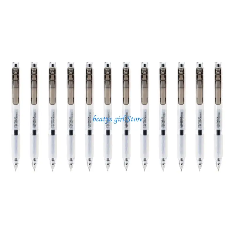 C7AB 12Pcs Press Type Gel Pen 0.5mm Tip Fast Drying Fluid Writing School Supplies
C7AB 12Pcs Press Type Gel Pen 0.5mm Tip Fast Drying Fluid Writing School Supplies
