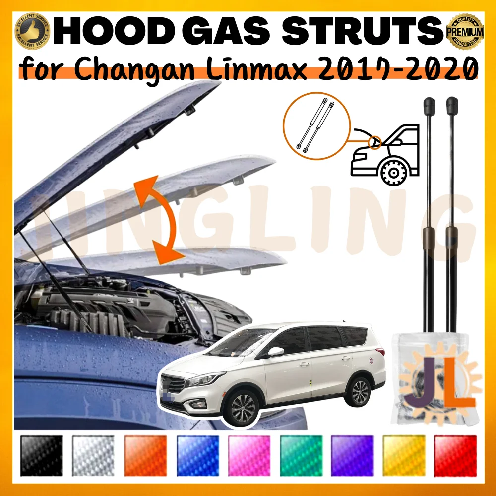 Qty(2) Hood Struts for Changan Linmax/A800 2017-2020 Front Bonnet Modify Gas Springs Shock Absorbers Lift Supports Dampers
Qty(2) Hood Struts for Changan Linmax/A800 2017-2020 Front Bonnet Modify Gas Springs Shock Absorbers Lift Supports Dampers
