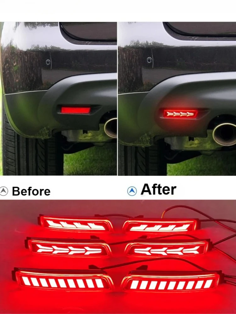 Для Infiniti FX QX70 ESQ: Модифицированный задний бампер с LED-фонарем-отражателем, последовательным сигналом поворота и задним противотуманным фонарем (аксессуары)
Для Infiniti FX QX70 ESQ: Модифицированный задний бампер с LED-фонарем-отражателем, последовательным сигналом поворота и задним противотуманным фонарем (аксессуары)