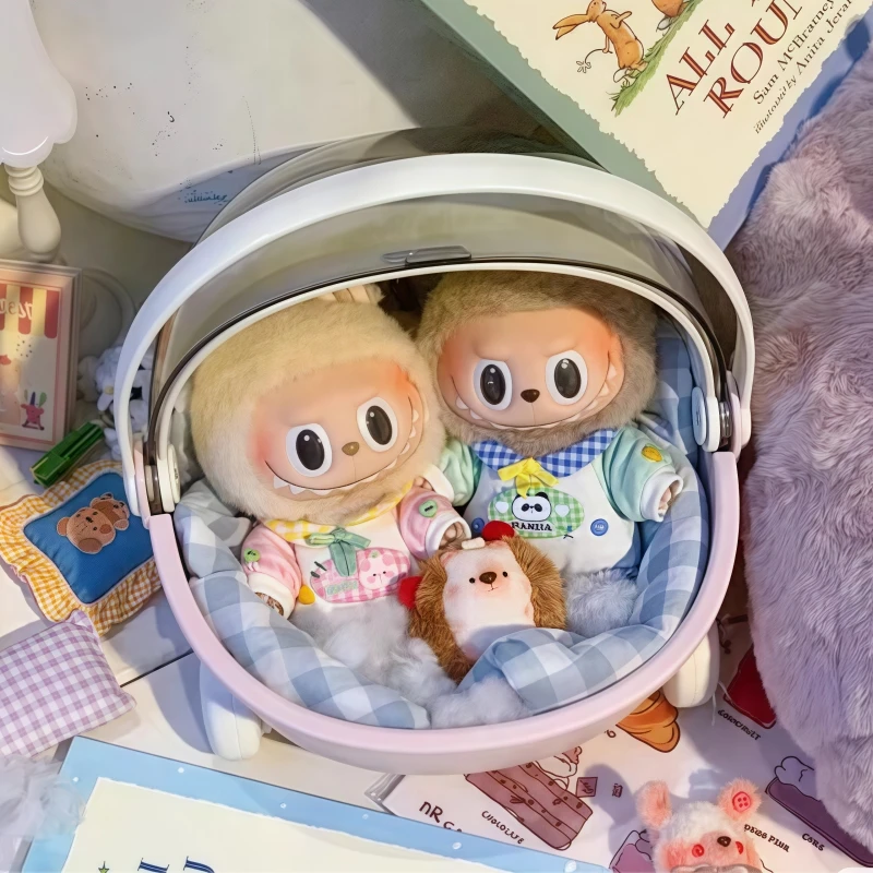 17cm Labubu Doll Cradle Cart Suitable for V1 V2 V3 Cute Labubu Sleeping Cart Bed DIY Clothing Accessories Toys Birthday Gift
17cm Labubu Doll Cradle Cart Suitable for V1 V2 V3 Cute Labubu Sleeping Cart Bed DIY Clothing Accessories Toys Birthday Gift