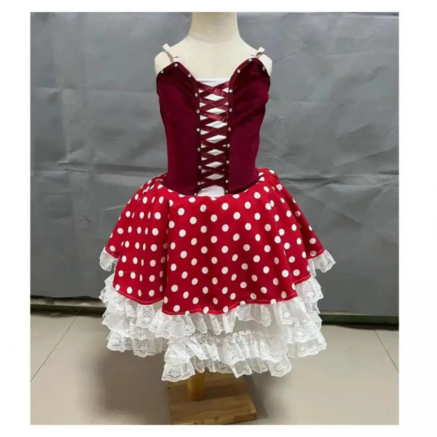 Girls Red Polka Dots Ballet Dress Kids Bow Christmas Princess Wedding Birthday Party Tutu Dress Halloween Cosplay Outfits
Girls Red Polka Dots Ballet Dress Kids Bow Christmas Princess Wedding Birthday Party Tutu Dress Halloween Cosplay Outfits