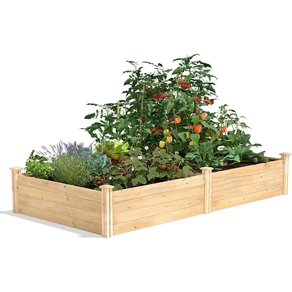 Original Cedar Raised Garden Bed, 4' x 8' x 14" - Made in USA with North American Cedar
Original Cedar Raised Garden Bed, 4' x 8' x 14" - Made in USA with North American Cedar