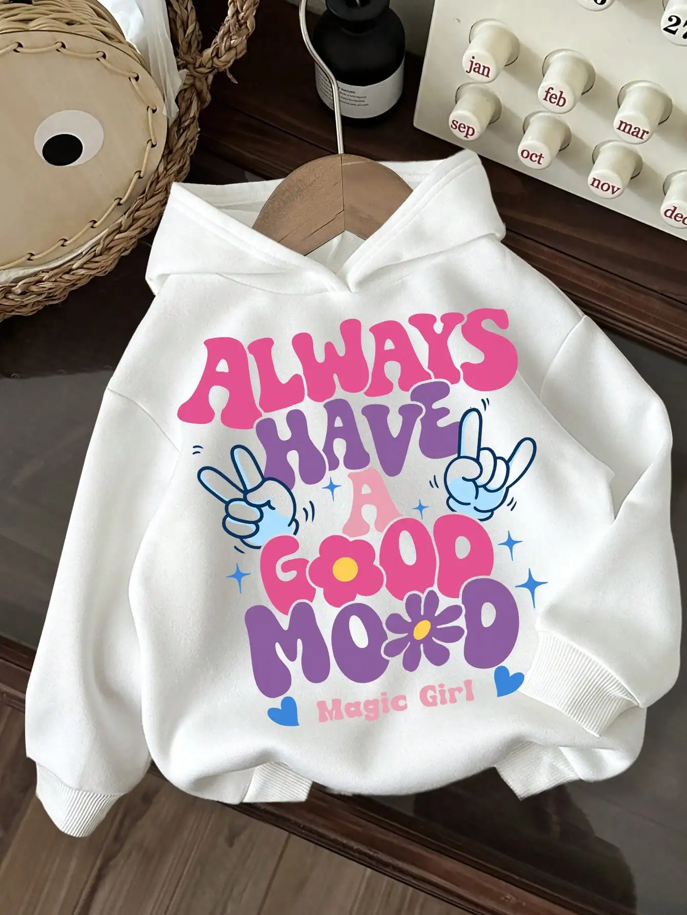 White Loose Fit Hoodie for Girls with Colorful Graphic Print, Casual Autumn Winter Wear
White Loose Fit Hoodie for Girls with Colorful Graphic Print, Casual Autumn Winter Wear