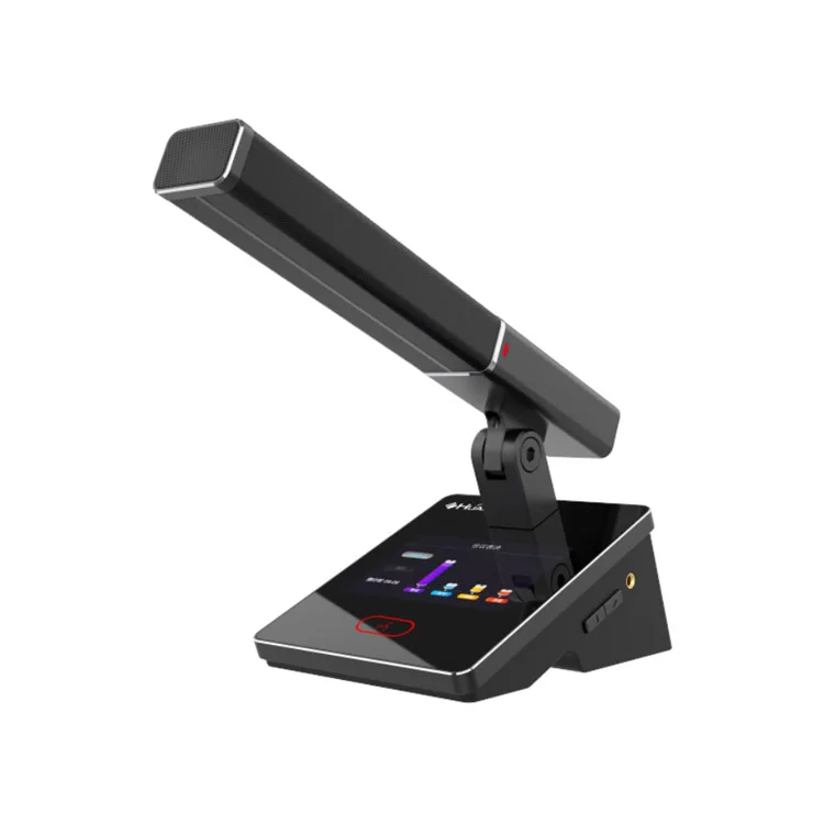 For Square Shaped 3.5"LCD Screen Meeting System RJ45 Desk Table Conference Microphone System Unit
For Square Shaped 3.5"LCD Screen Meeting System RJ45 Desk Table Conference Microphone System Unit