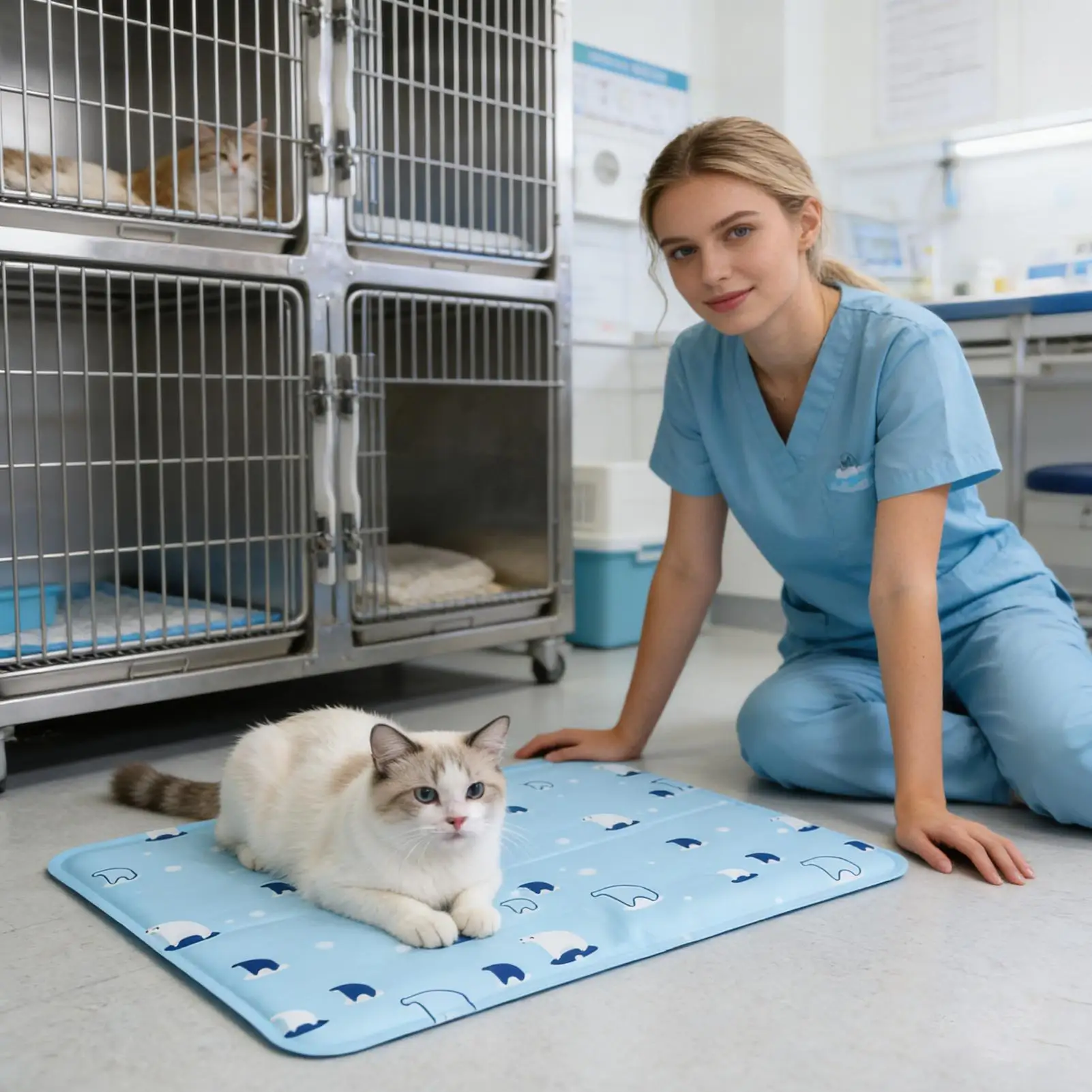 Dog Cooling Mat Non-Slip Waterproof Animals Blanket Indoor Dog Cooling Gel Pad for Small Medium Breeds Sleeping Camping Travel
Dog Cooling Mat Non-Slip Waterproof Animals Blanket Indoor Dog Cooling Gel Pad for Small Medium Breeds Sleeping Camping Travel