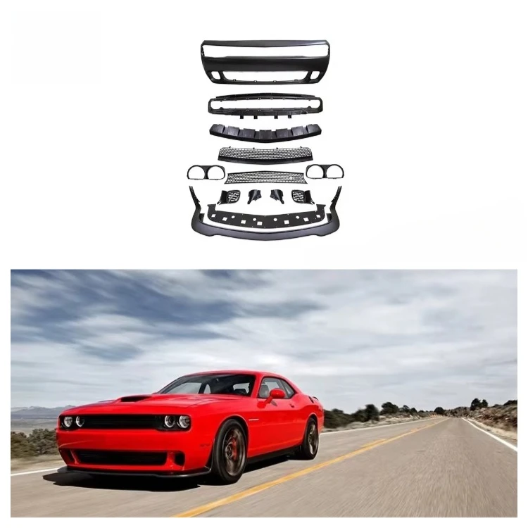 Hellcat Style PP ABS Front Bumper Front Lip Car Bumper for Challenger 2015-2022
Hellcat Style PP ABS Front Bumper Front Lip Car Bumper for Challenger 2015-2022