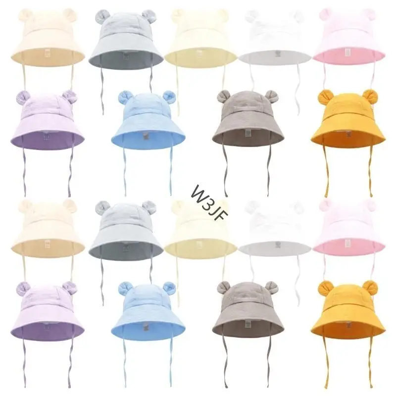 W3JF Baby Sun Hat Solid Color, Soft & Breathable Fisherman Hat Cotton Bucket Caps for Infant Boys Girls Age 0-36 Months
W3JF Baby Sun Hat Solid Color, Soft & Breathable Fisherman Hat Cotton Bucket Caps for Infant Boys Girls Age 0-36 Months
