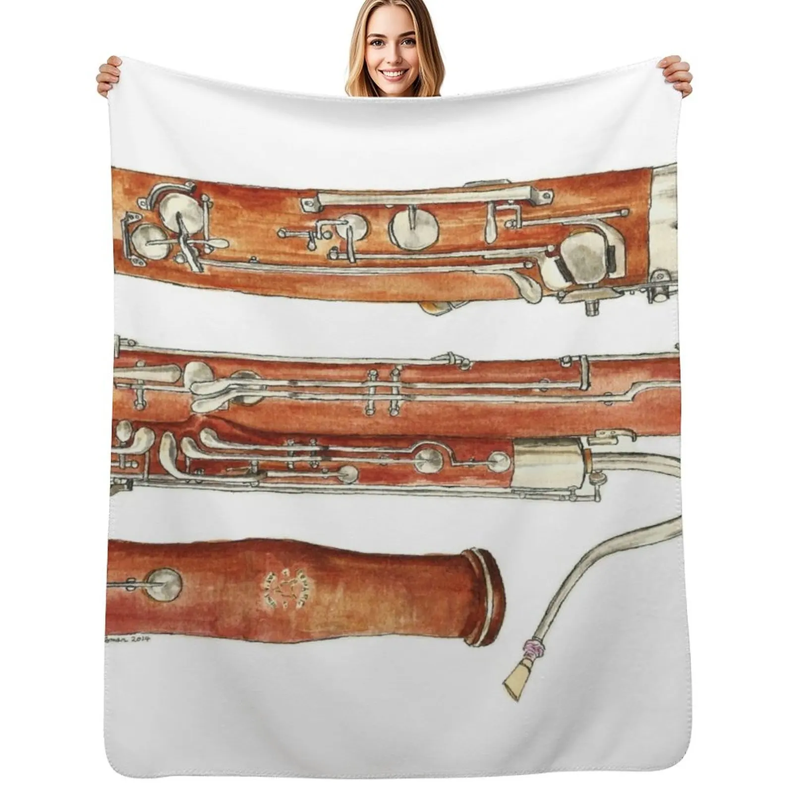 The Bassoon Throw Blanket Soft Solid Color Blanket for Couch Bed
The Bassoon Throw Blanket Soft Solid Color Blanket for Couch Bed