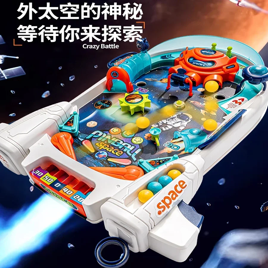 Детская мини-пинбольная машина, настольная мраморная игровая консоль с космическим кораблем, детские игрушки-головоломки, подарки на день рождения, концентрация упражнений
Детская мини-пинбольная машина, настольная мраморная игровая консоль с космическим кораблем, детские игрушки-головоломки, подарки на день рождения, концентрация упражнений