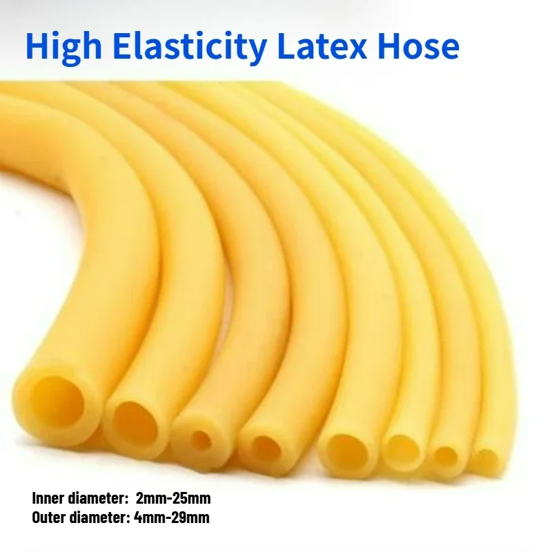 1/5/10Meters Yellow Nature Latex Rubber Hoses ID 2~25mm High Resilient Surgical Medical Tube Slingshot Catapult Elastic Band
1/5/10Meters Yellow Nature Latex Rubber Hoses ID 2~25mm High Resilient Surgical Medical Tube Slingshot Catapult Elastic Band