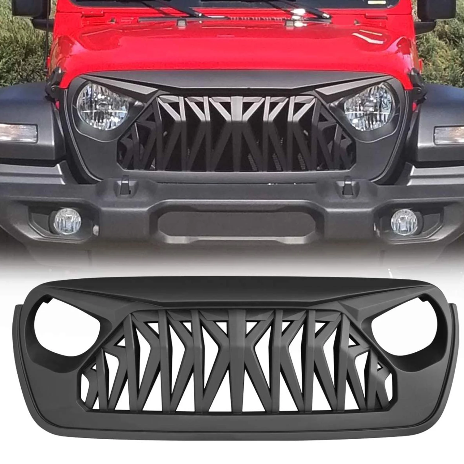 Spedking Automotive Auto Body System Off-road Body Kit 4x4 Offroad Accessories Front Bumper Grill For JEEP WRANGLER JT
Spedking Automotive Auto Body System Off-road Body Kit 4x4 Offroad Accessories Front Bumper Grill For JEEP WRANGLER JT