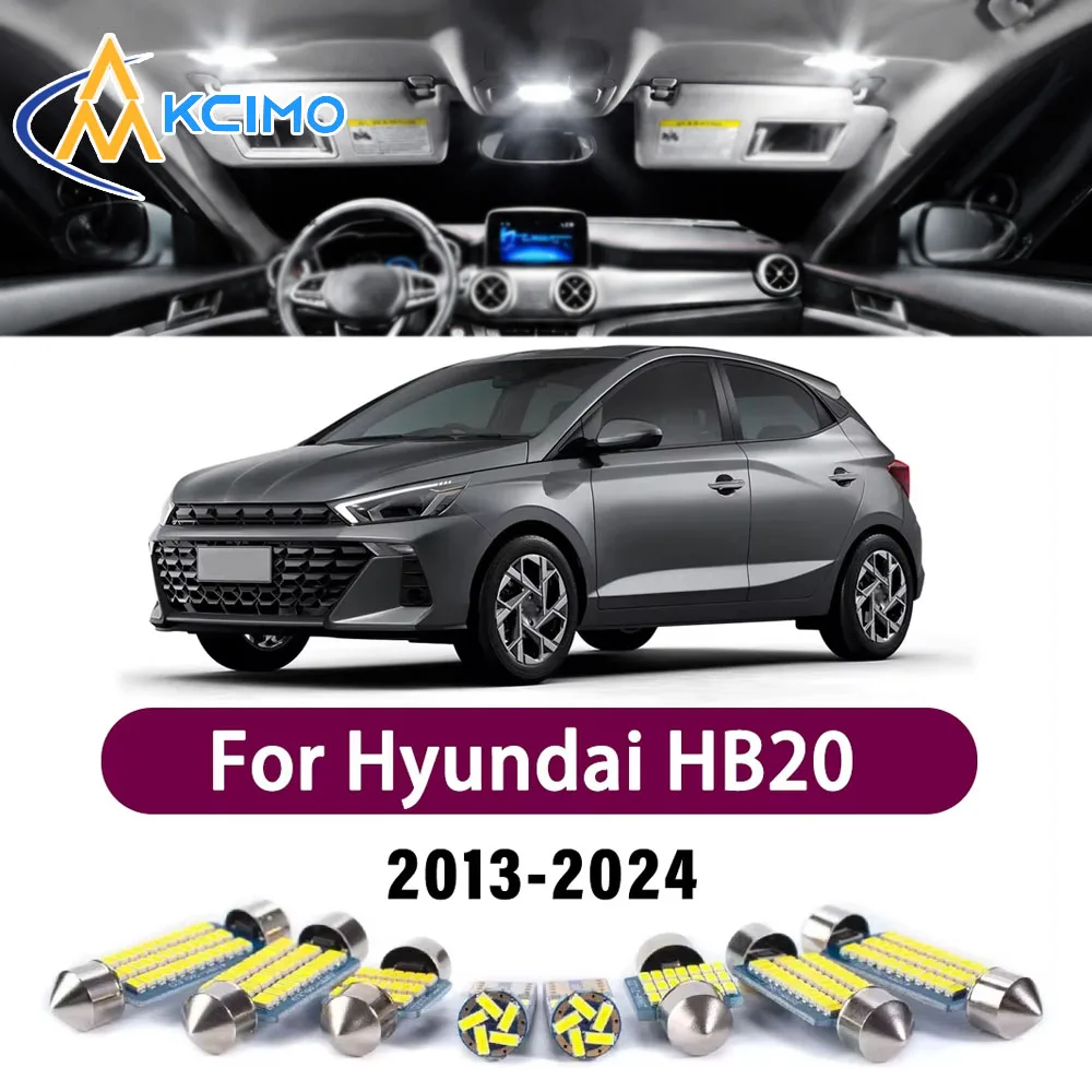 High Lumen CANBUS Error Free LED Interior Light Kit For Hyundai HB20 HB20S HB20X 2013-2024 Map Trunk Reading Dome Lamp Bulbs Set
High Lumen CANBUS Error Free LED Interior Light Kit For Hyundai HB20 HB20S HB20X 2013-2024 Map Trunk Reading Dome Lamp Bulbs Set