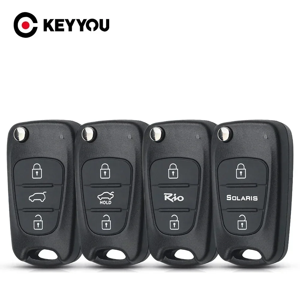 KEYYOU 2PCS For Hyundai I20 I30 IX35 I35 Accent For Kia Picanto Sportage K5 3 Buttons Flip Folding Remote Key Case
KEYYOU 2PCS For Hyundai I20 I30 IX35 I35 Accent For Kia Picanto Sportage K5 3 Buttons Flip Folding Remote Key Case
