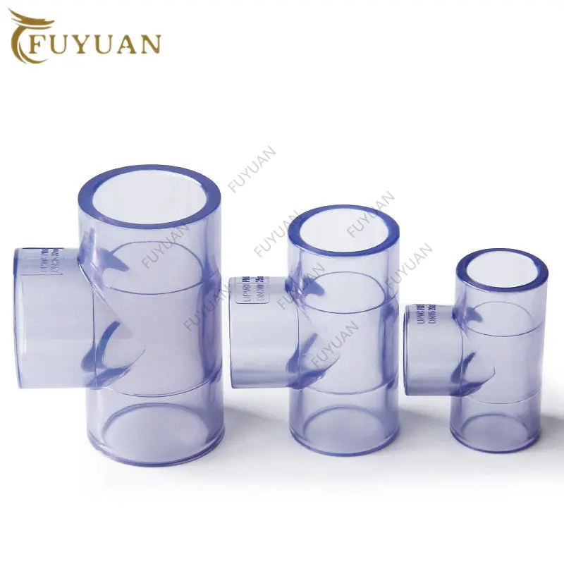 Water Supply Pipe 20mm~110mm ID Transparent Equal Tee PVC Tube Joint Pipe Fitting Adapter Water Connector For Garden Irrigation
Water Supply Pipe 20mm~110mm ID Transparent Equal Tee PVC Tube Joint Pipe Fitting Adapter Water Connector For Garden Irrigation