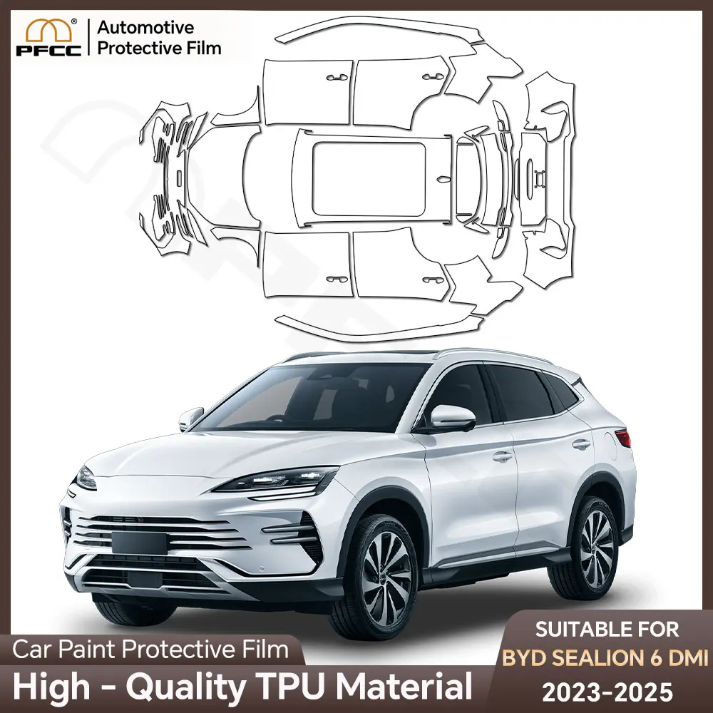 For BYD SEALION 6 DMI 2023 2024 Car Paint Protection Film TPU Pre-cut Anti-scratch Body Sticker Repair Bra Kit Transparent
For BYD SEALION 6 DMI 2023 2024 Car Paint Protection Film TPU Pre-cut Anti-scratch Body Sticker Repair Bra Kit Transparent