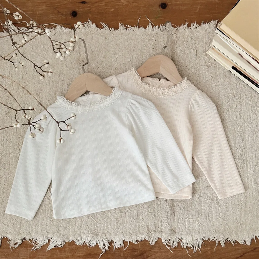 2024 Autumn New Baby Long Sleeve T Shirts Toddler Girl Lace Collar Tops Newborn Cotton Bottoming Shirts Infant Tee Baby Clothes
2024 Autumn New Baby Long Sleeve T Shirts Toddler Girl Lace Collar Tops Newborn Cotton Bottoming Shirts Infant Tee Baby Clothes