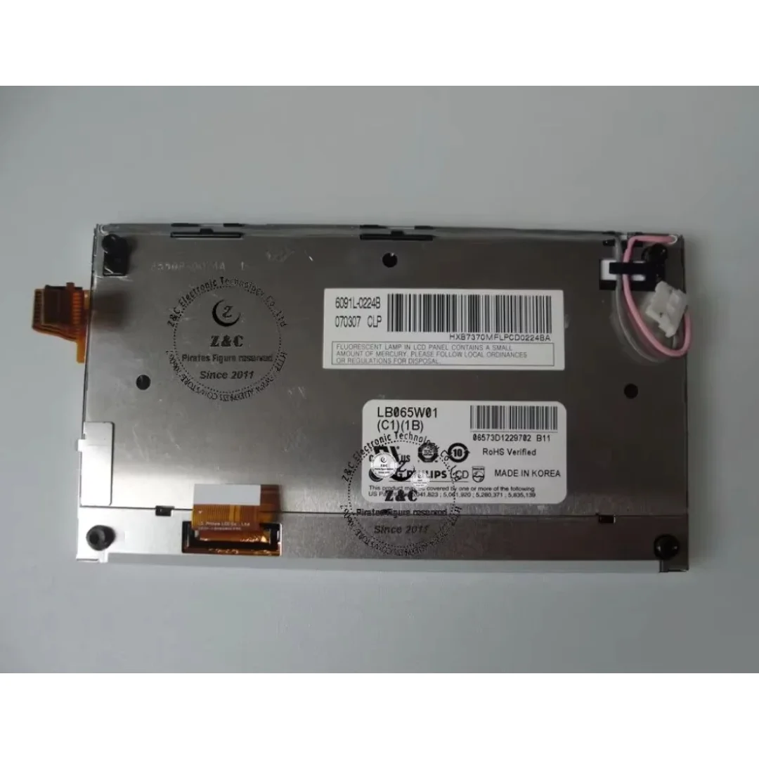 LB065W01 LB065W01(C1)(1B) LB065W01(TM)(03) Оригинальный 6,5-дюймовый ЖК-дисплей с сенсорным экраном вместе для промышленного оборудования
LB065W01 LB065W01(C1)(1B) LB065W01(TM)(03) Оригинальный 6,5-дюймовый ЖК-дисплей с сенсорным экраном вместе для промышленного оборудования