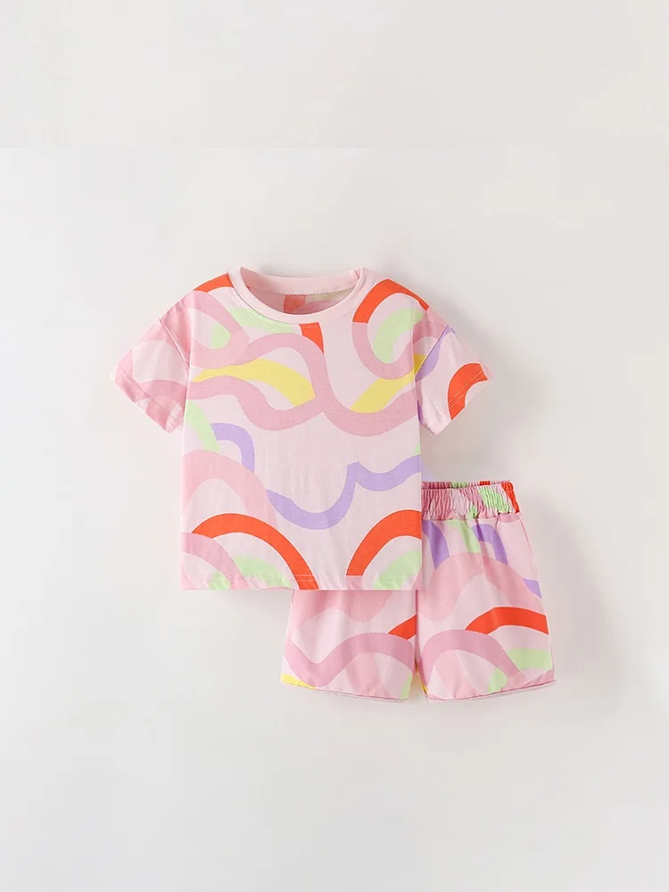 Summer Baby Girls New Style Cotton O-Neck Short-sleeved Tee + Elastic Waist Shorts Set Kid 2PCS Tracksuit Children Outfit 2-12Yr
Summer Baby Girls New Style Cotton O-Neck Short-sleeved Tee + Elastic Waist Shorts Set Kid 2PCS Tracksuit Children Outfit 2-12Yr
