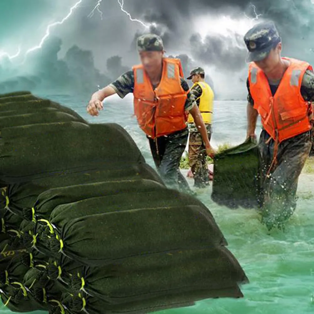 30x70cm Flood Resistant Thickened Sand Bag Flood Sand Bag with Drawstring Ties Flood Sand Bag
30x70cm Flood Resistant Thickened Sand Bag Flood Sand Bag with Drawstring Ties Flood Sand Bag