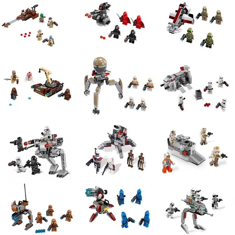 Compatible With Star Wars Stormtrooper Clone Trooper Battle Pack Minifigures Building Blocks Combat Set For Adult Collectors
Compatible With Star Wars Stormtrooper Clone Trooper Battle Pack Minifigures Building Blocks Combat Set For Adult Collectors
