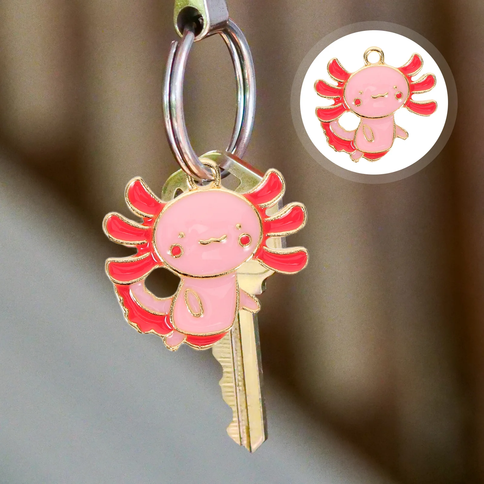 10pcs Cartoon Axolotl Charms Kawaii Animal Pendants For Jewelry Making Diy Necklace Keychain Bracelet Craft Mini Sea Creature
10pcs Cartoon Axolotl Charms Kawaii Animal Pendants For Jewelry Making Diy Necklace Keychain Bracelet Craft Mini Sea Creature