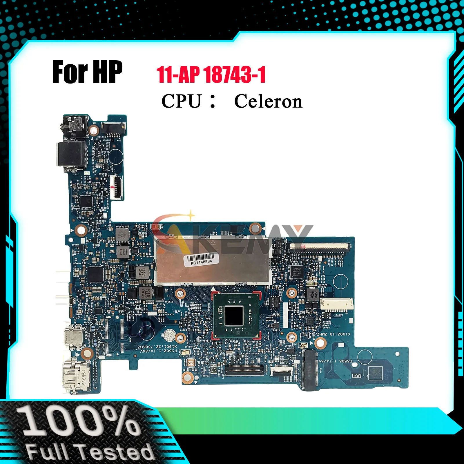 18743-1 Laptop Motherboard For HP Pavilion X360 11-AP 11M-AP With N5000 CPU 2GB 4GB RAM 100% Fully Tested
18743-1 Laptop Motherboard For HP Pavilion X360 11-AP 11M-AP With N5000 CPU 2GB 4GB RAM 100% Fully Tested