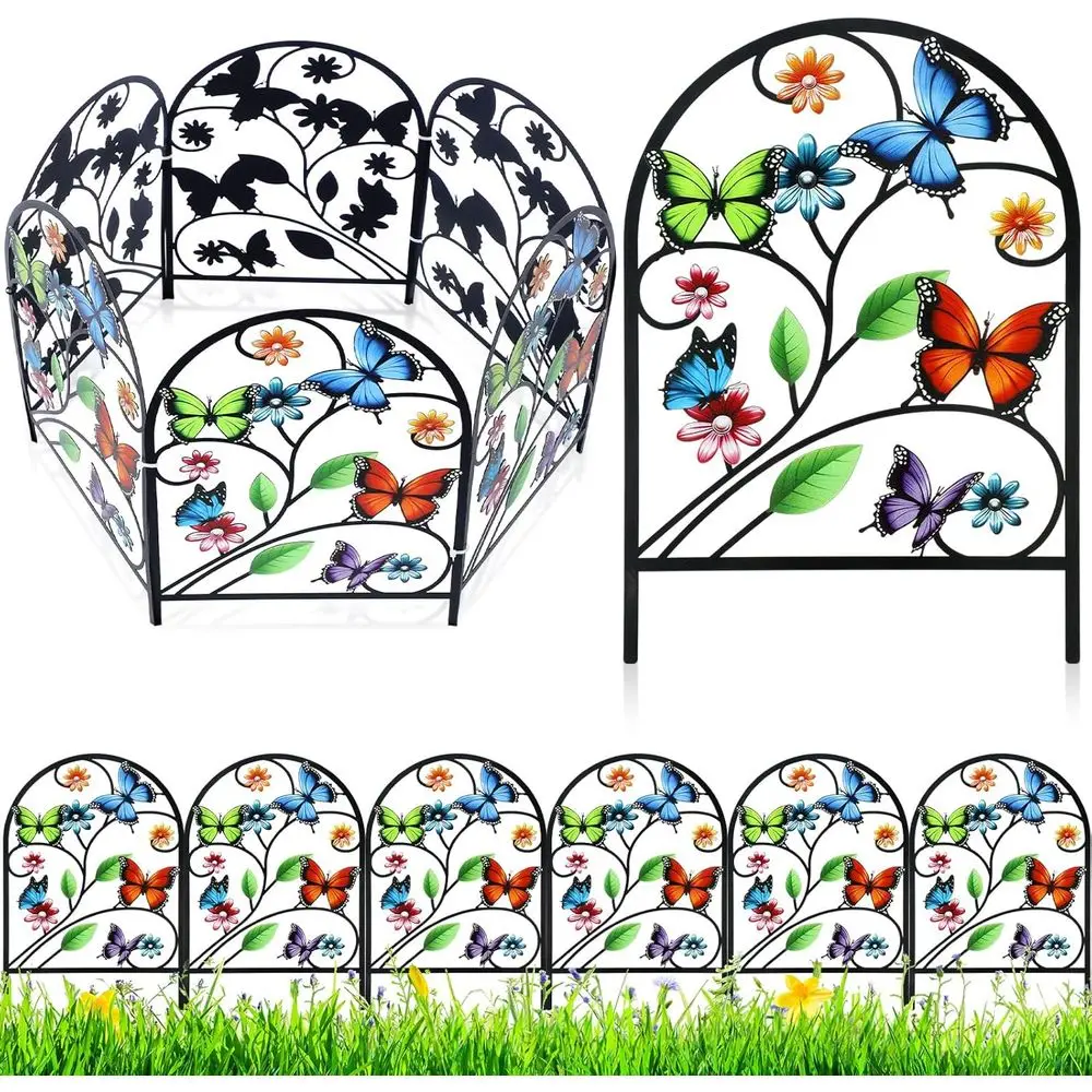 12 Pack Decorative Garden ence 16.5''H x 11.8''W Animal Barrier Border lower Design Metal Arch Garden ence Border or Spring Outd
12 Pack Decorative Garden ence 16.5''H x 11.8''W Animal Barrier Border lower Design Metal Arch Garden ence Border or Spring Outd