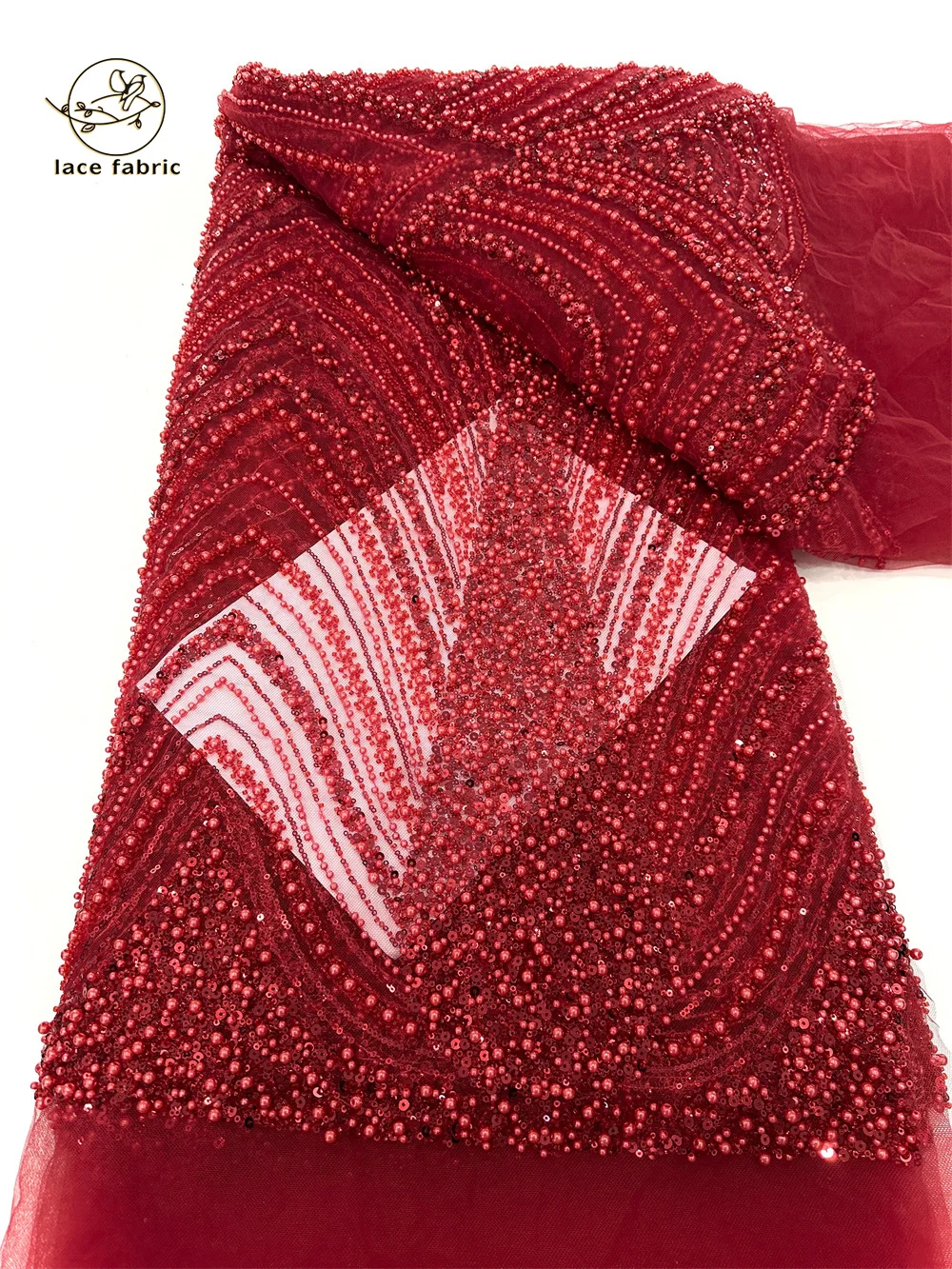 Luxury African Beads Lace Fabric High Quality French Tulle Lace Fabric 2025 New Arrival Sequins Beaded Lace Fabrics for Party
Luxury African Beads Lace Fabric High Quality French Tulle Lace Fabric 2025 New Arrival Sequins Beaded Lace Fabrics for Party