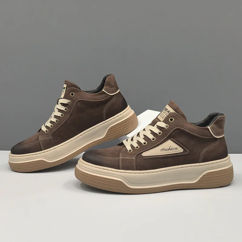 New Autumn Winter Fashion Velvet Warm High Top Leather Suede Board Men Sneakers Trendy Versatile Shoes Casual Shoes Men Loafers
New Autumn Winter Fashion Velvet Warm High Top Leather Suede Board Men Sneakers Trendy Versatile Shoes Casual Shoes Men Loafers
