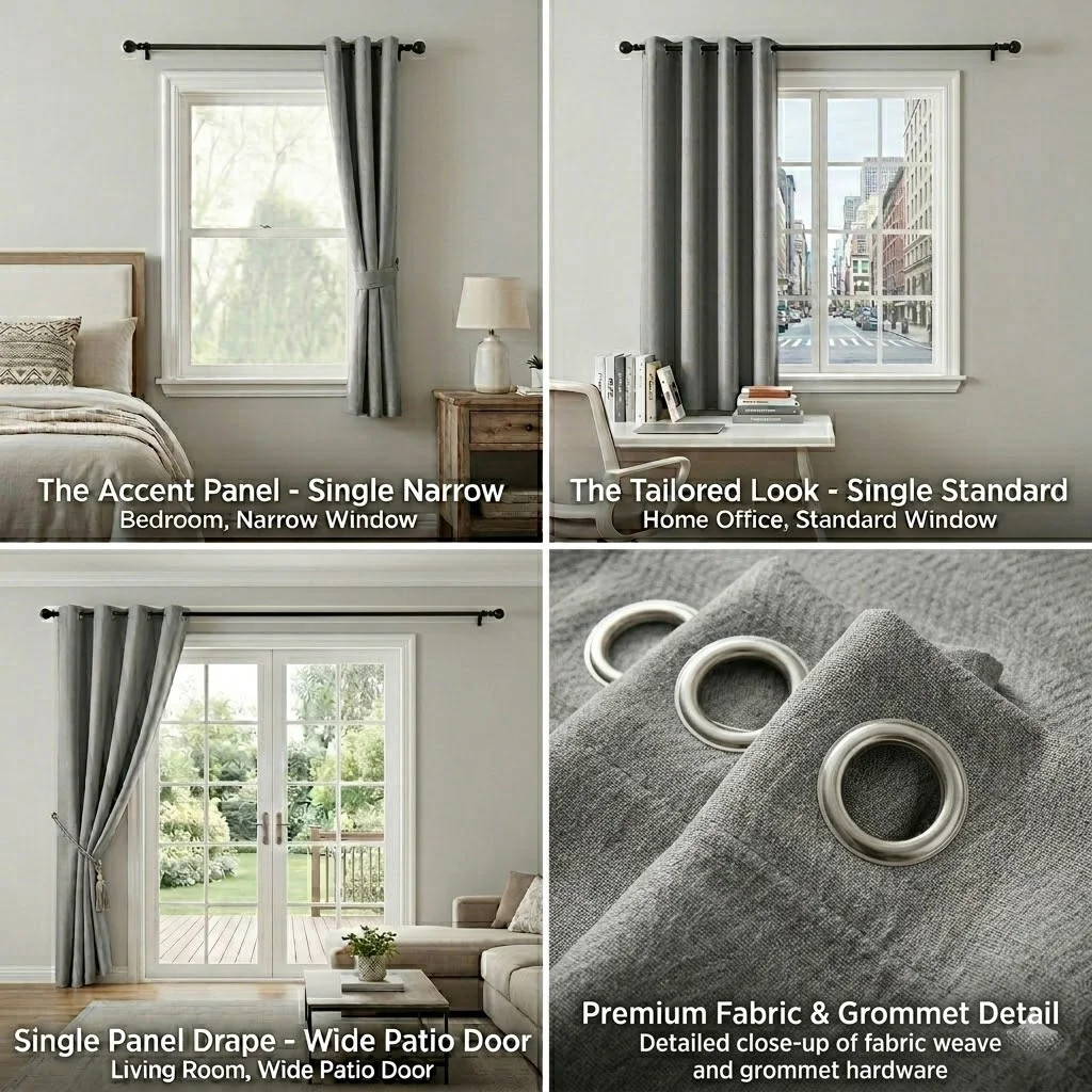 JINCHAN Blackout Curtain Panel Sun Blocking Heat Insulated Noise Reducing Window Coverings for Shift Worker Room
JINCHAN Blackout Curtain Panel Sun Blocking Heat Insulated Noise Reducing Window Coverings for Shift Worker Room