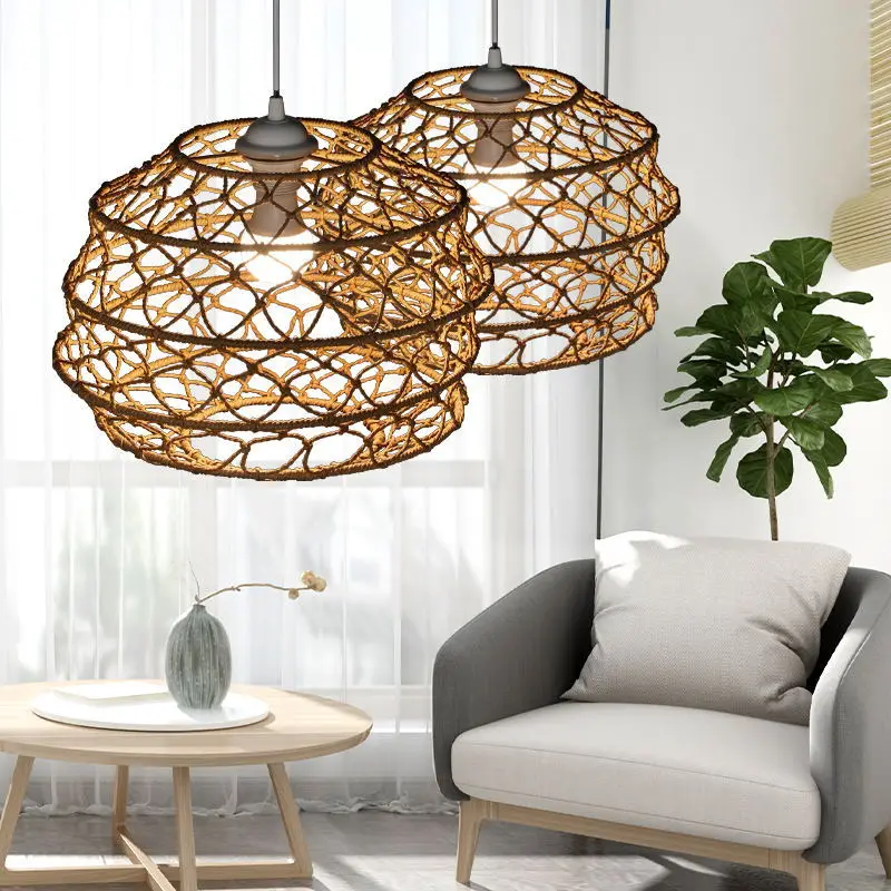 Handmade Natural Rattan Simple France Country Natural Restaurant Shops Farmhouse Living Room Kitchen Chandelier Pendant Lamp
Handmade Natural Rattan Simple France Country Natural Restaurant Shops Farmhouse Living Room Kitchen Chandelier Pendant Lamp
