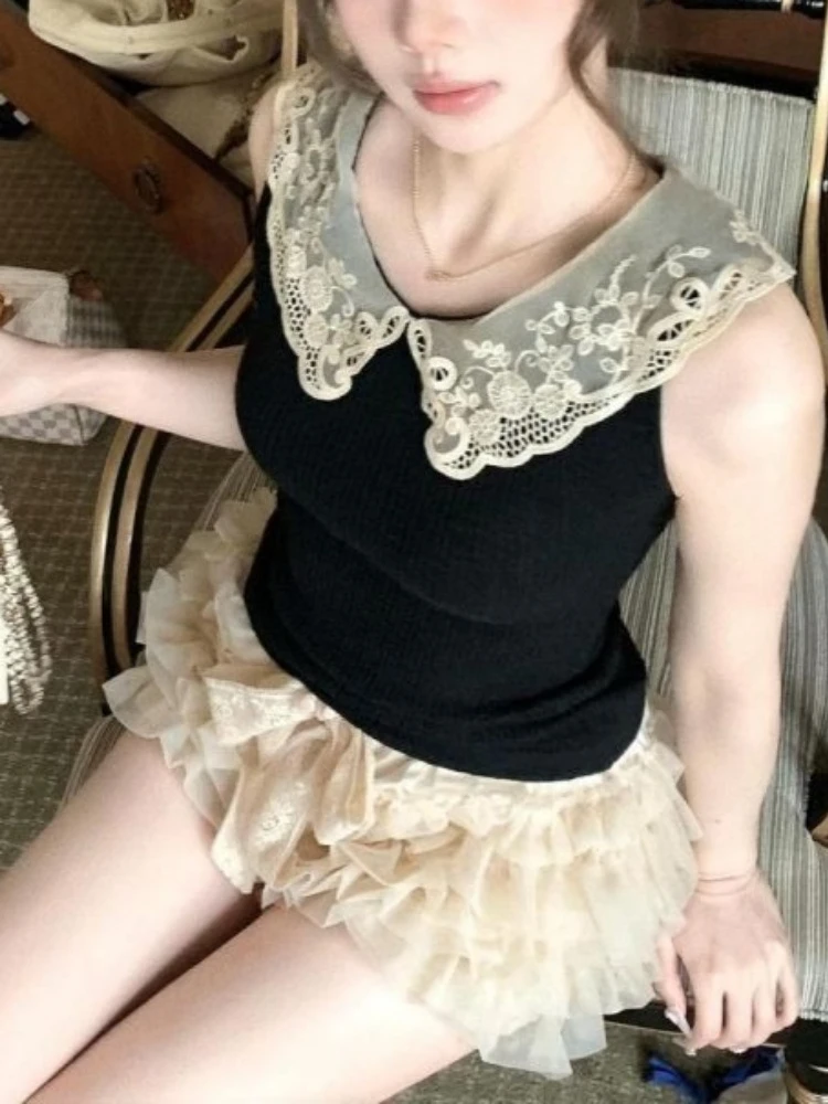 New Vintage Elegant Fashion 2 Piece Set Women Chic Y2k Sleeveless Tops + Mini Skirt Japanese Aesthetic Sweet Casual Outfits 2026
New Vintage Elegant Fashion 2 Piece Set Women Chic Y2k Sleeveless Tops + Mini Skirt Japanese Aesthetic Sweet Casual Outfits 2026