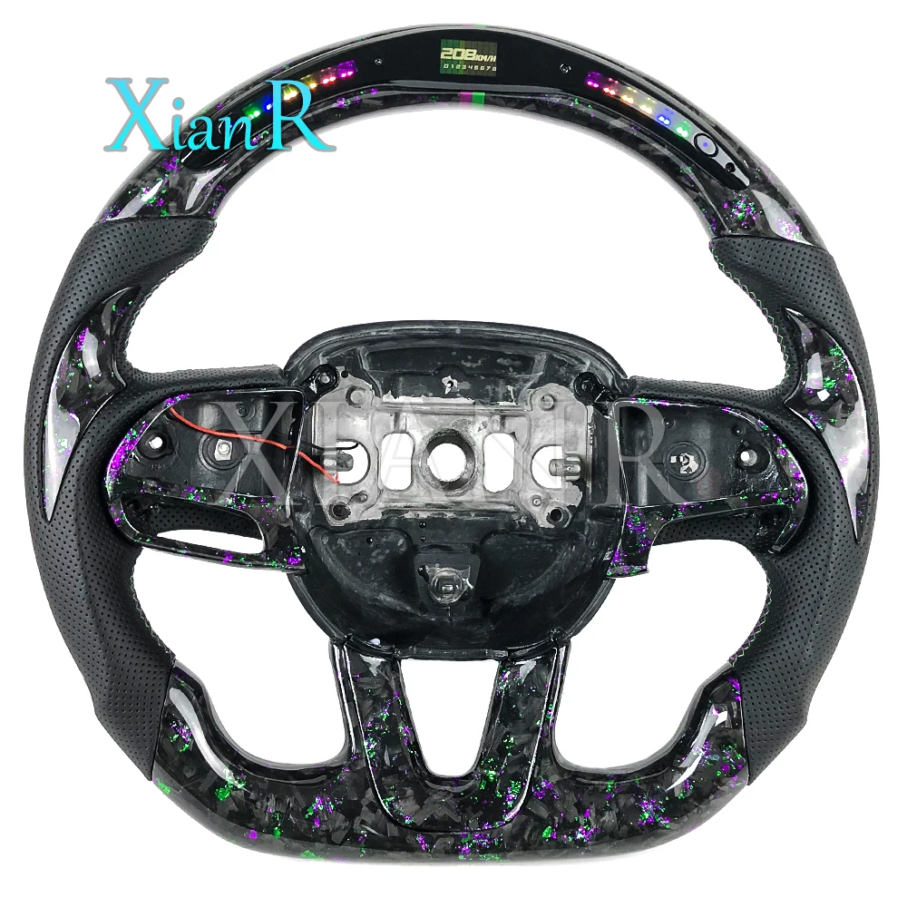 Cars accessories for Dodge Challenger Hellcat charger custom LED forged carbon fiber sports style steering wheel
Cars accessories for Dodge Challenger Hellcat charger custom LED forged carbon fiber sports style steering wheel