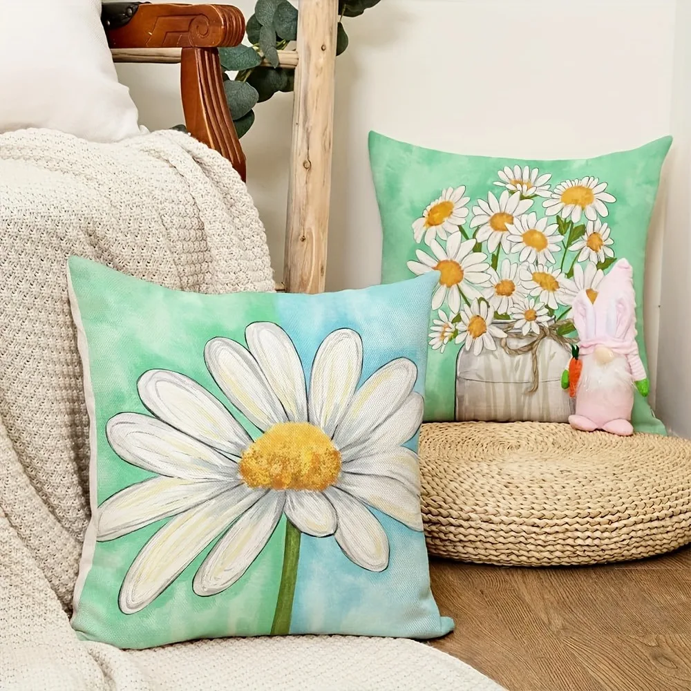 4pc Daisy - themed Inspirational PillowcaseBedroom Living Room Sofa Home Decor Polyester Cushion Cover with Zipper
4pc Daisy - themed Inspirational PillowcaseBedroom Living Room Sofa Home Decor Polyester Cushion Cover with Zipper