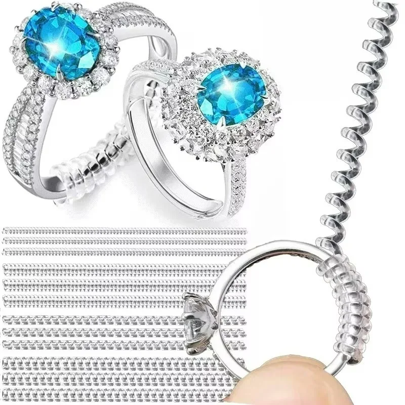 Набор для регулировки размера невидимых колец, прозрачные силиконовые спиральные фиксаторы, подходят для свободных колец, обеспечивают безопасность и комфорт.
Набор для регулировки размера невидимых колец, прозрачные силиконовые спиральные фиксаторы, подходят для свободных колец, обеспечивают безопасность и комфорт.